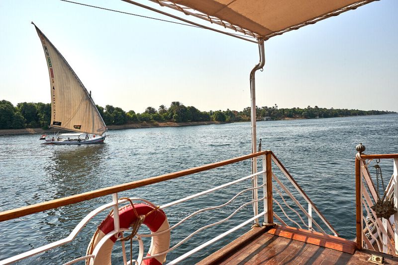 Relaxing on a luxury Nile Cruise during 11 Days Classic Holidays Nile Cruise